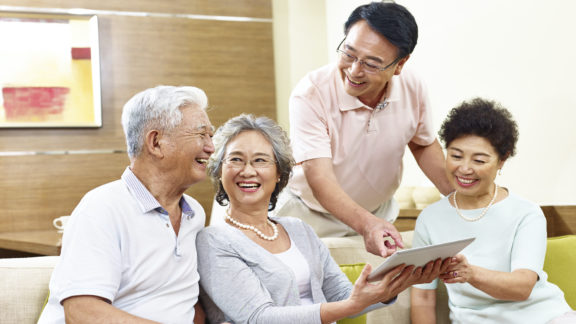 Happy senior couples using tablet. Image by Imtmphoto. If your business needs to reach senior adults, strategic digital marketing can help – seniors are the fastest-growing users of technology.