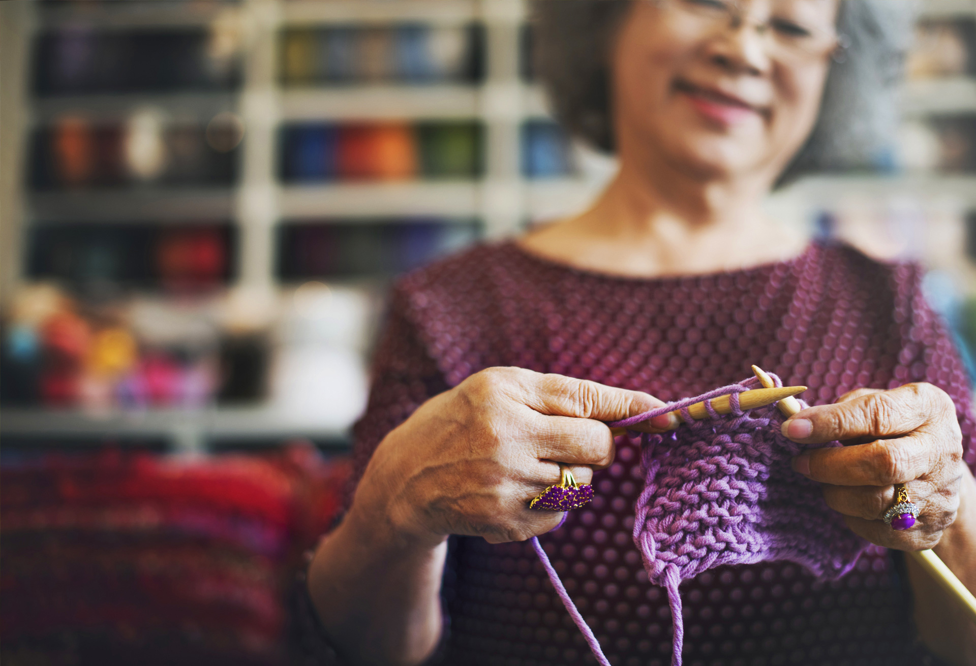 Seniors Guide - Senior knitting