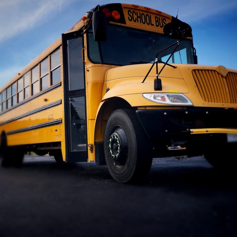 A picture of a bus, to accompany case study on a solution to a bus driver shortage.